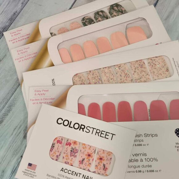 Color Street Pink Press On Nail Bundle- 2026 Spring